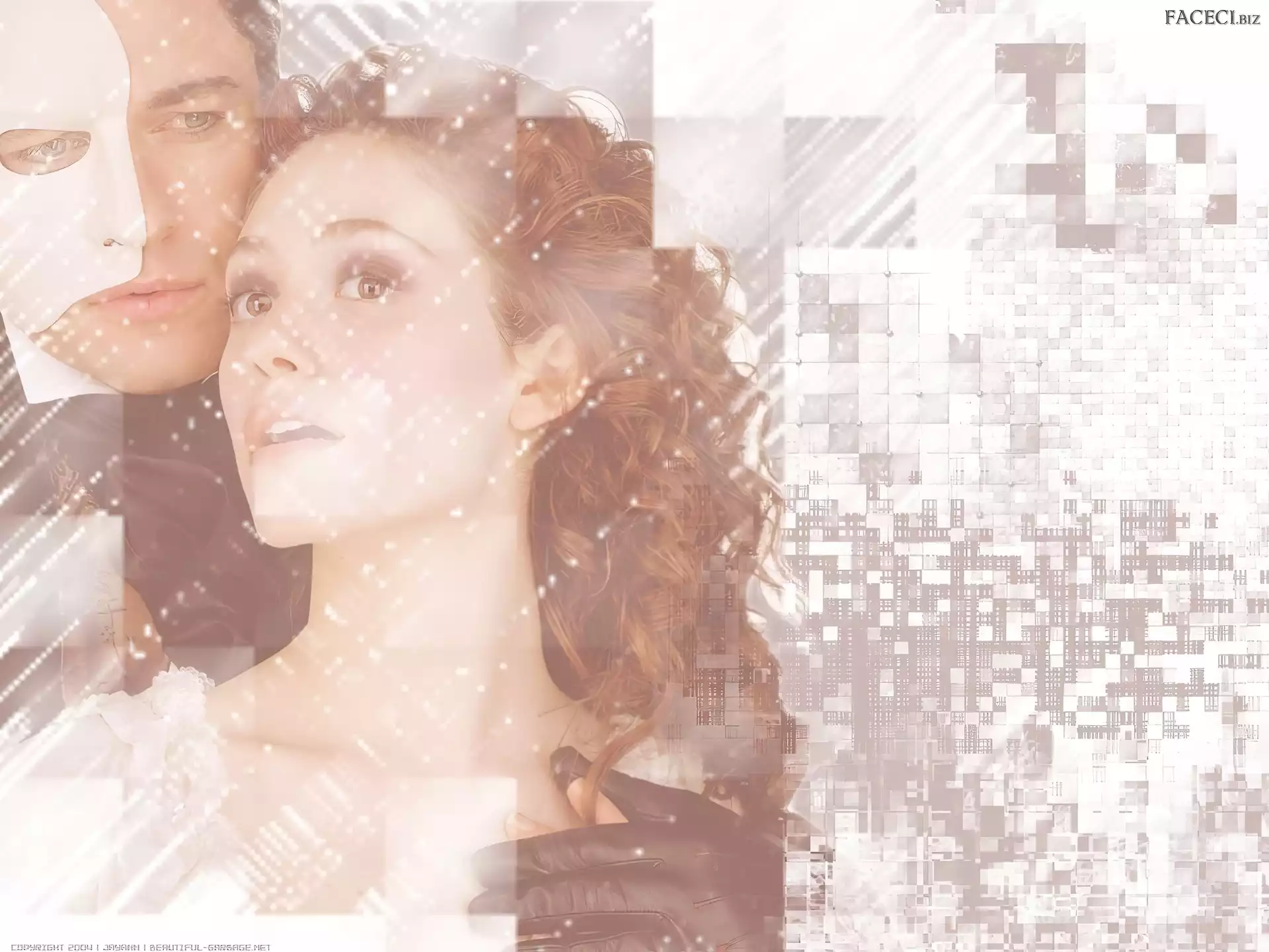 maska, Gerard Butler, loki, Phantom Of The Opera, Emmy Rossum